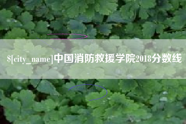 余江中国消防救援学院2018分数线