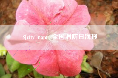 余江全国消防日海报