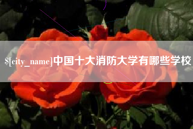 余江中国十大消防大学有哪些学校