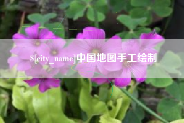 余江中国地图手工绘制