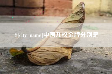 余江中国九枚金牌分别是