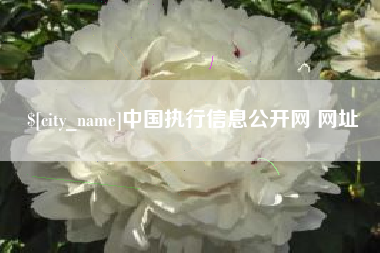 余江中国执行信息公开网 网址