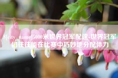 余江5000米世界冠军配速-世界冠军们往往能在比赛中巧妙地分配体力