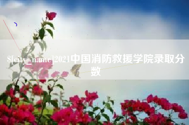 余江2021中国消防救援学院录取分数