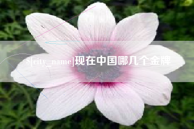 余江现在中国哪几个金牌