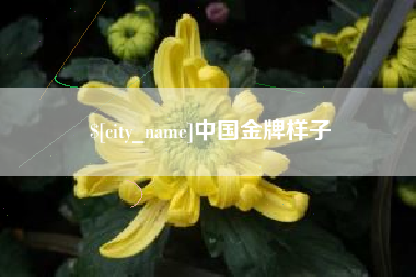 余江中国金牌样子