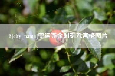 余江奥运夺金时刻九宫格图片